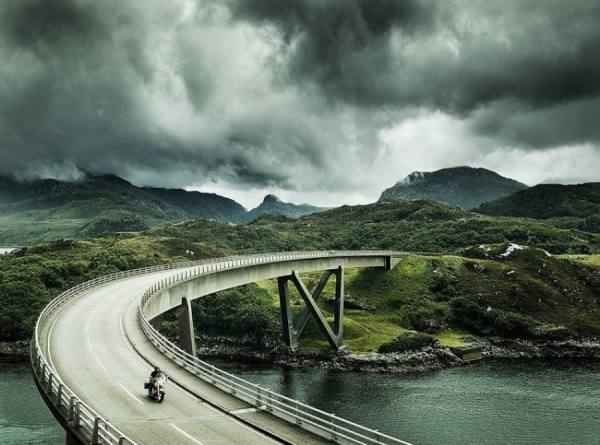 Photograph Craig Easton Harley Davidson Scotland on One Eyeland